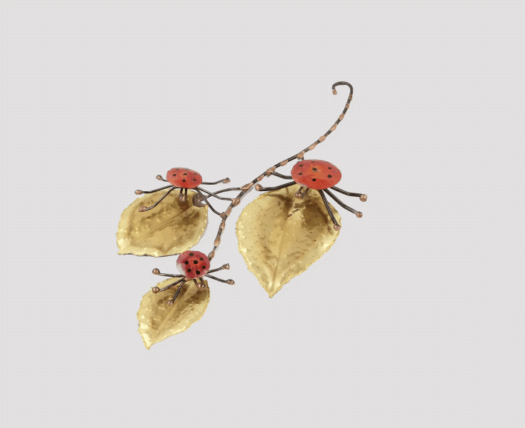 N012S-Ladybugs-on-Leafy-Branch (4)